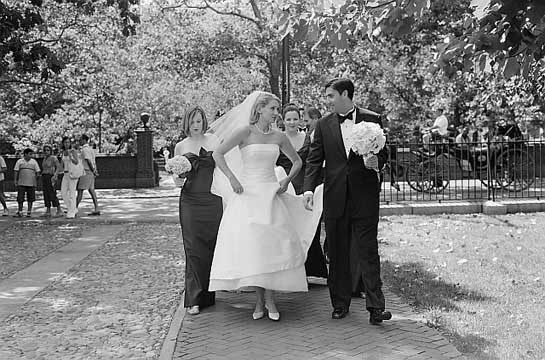 black and white photo