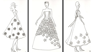 gown sketches